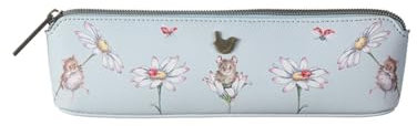 Wrendale Designs by Hannah Dale Federmäppchen ''Oops A Daisy'', himmelblau, Small Brush Bag/Pencil Case - Mouse