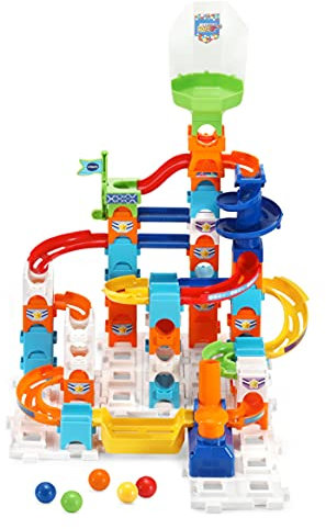 VTech 503603 Marble Rush Spiral City Murmelbahn-Bausatz, Mehrfarbig, 20 x 40 x 30 cm, englische Version