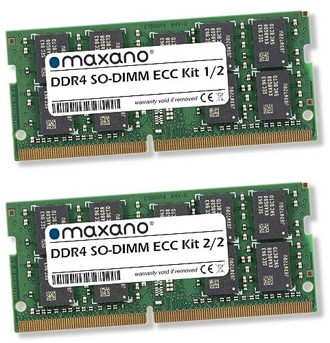 Maxano Mémoire RAM DDR4 2666MHz SO-DIMM ECC 64 Go (2 x 32 Go) compatible avec Synology DiskStation DS1621+