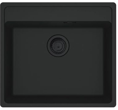 Franke Maris MRG 610-52 A - Fregadero de granito, color negro mate