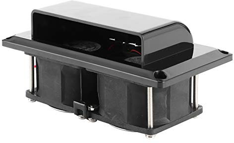 KIMISS RV Exhaust Fan, ABS 12V Side Air Vent Ventilation Exhaust Fan Caravan Motorhome Trailer RV White for Camper Trailer Boat Marine Yacht