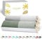 SOLTAKO Fouta Santorini Premium, 2er Set, Khaki/Grau, 100/200cm