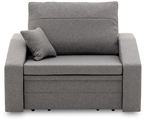 Sofini Sessel Vertico 80 - Klappsessel mit Schlaffunktion - für Wohnzimmer, Schlafzimmer oder Kinderzimmer Schlafsessel (Malmo New 90)