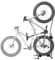 CyclingDeal Upright Bike Stand - for Fat Bikes MTB Road Bikes with up to 4 Tire Width - Premium Quality Vertical & Horizontal Adjustable Bicycle Floor Parking Rack - Wheel Sizes up to 29”
