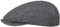 Stetson Herringbone Silk Driver Flatcap Schirmmütze Schiebermütze Seidencap Herren - Made in The EU mit Schirm, Futter Frühling-Sommer - 57 cm blau