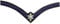 Leone Equipment Stirnriemen Pferd Glitzer in Geschenkbox (Pony, Blau Steine/Schwarz Leder)
