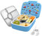tiddlers & nippers 5 Compartment Lunch/Bento Box for Kids & Adults! | Includes Reusable Cutlery - Fork & Spoon | Leak-Proof & BPA-Free | Microwave, Freezer & Dishwasher Safe (Diggers & Lorries)