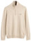 GANT Herren Classic Cotton Halfzip Pullover, Light BEIGE Melange, XX-Large