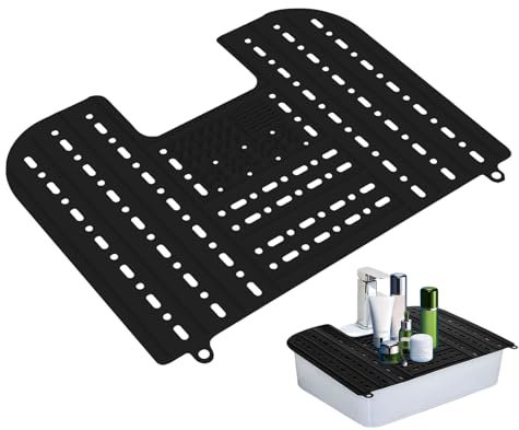 Badezimmer Waschbeckenabdeckung,faltbare Waschbeckenabdeckung,waschbecken ablage,platzsparend,Top-It Spülbeckenmatte für mehr Platz auf der Arbeitsfläche,Faltbare Gadgets für Wohnmobile und Wohnmobile