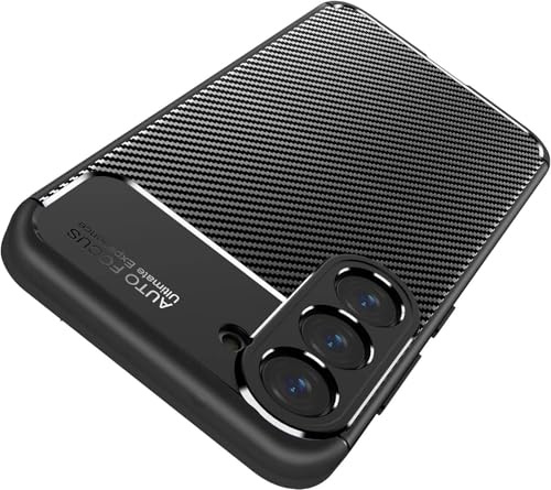 Hülle Kompatibel mit Samsung Galaxy S24+ | Handyhülle Silikon Back Cover Case für Galaxy S24+ TPU Bumper | Schwarz