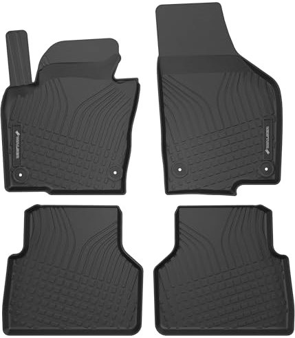 Walser Premium Fussmatten Auto für VW Tiguan (5N) 09/2007-07/2018, 100% passgenaue Gummimatten Auto - Made in EU, robuste Fußmatten Auto, Auto Fußmatten