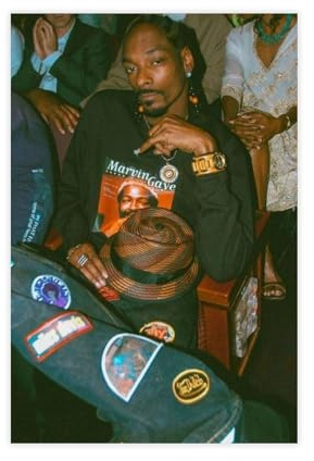bnyesa Poster auf Leinwand, Motiv: Snoop Doggy Dogg, Schlafzimmer, Dekoration, Landschaft, Büro, Raumdekoration, Geschenk, 20 x 30 cm