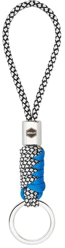 SENLLY Schlüsselanhänger für Schlüssel, Handy, Geldbörse, Geflochtenes Paracord-Design Schlüsselband mit Edelstahl-Hardware