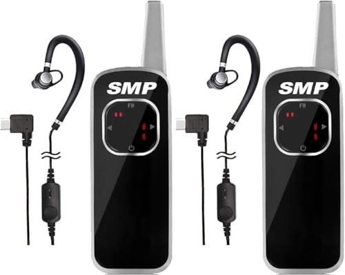 SMP Mini-Walkie-Talkie SMP118H, wiederaufladbar, RMR446, 25 Kanäle CTCSS/DCS, PMR-Funkgerät mit großer Reichweite, für Sicherheit, Restaurant, Arbeitsplatz