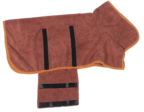 FONDOTIN Hundebademantel für Hunde Geschmeidiges Saugfähiges Polyester Trockenmantel für Kleine Mittelgroße und Große Hunde und Ausziehen Hautfreundlich nach Baden