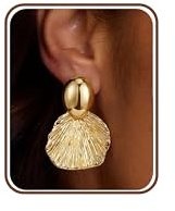 YADOCA Gold Earrings for Women Sterling Silver Drop Earrings Statement