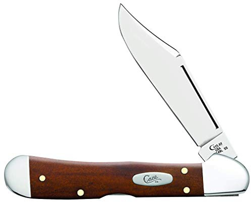 Case WR XX Pocket Knife Chestnut Smooth Bone Mini Copperlock Item #28704 - (61749L SS) - Length Closed: 3 5/8 Inches