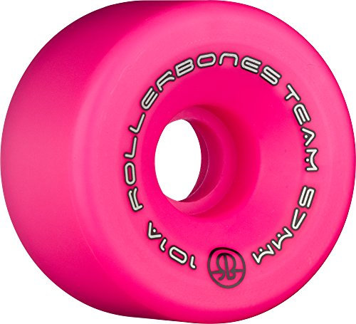 Rollerbones Team Logo Derby Räder 101 A Recreational Roller Skate Rollen (8 Stück), Rose
