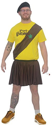 The Dragons Den Adults Pot Brownie Girl Scout Guide Stag Party Mens Fancy Dress Costume [L]