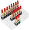 Benbilry Lippenstifthalter für 40 Lippenstifte, Acryl, mit 40 Fächern (in einer 8x5 Anordnung), Ständer für Kosmetik, Make-up-Organizer für Lippenstift, Pinsel, Flaschen und mehr, farblos, 40 slots