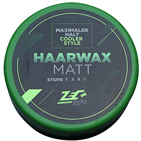 ZEC+ Lifestyle Haarwax, Zec Plus mattes Haarwachs für perfektes Haar-Styling, geschmeidige Stylingcreme für den optimalen Halt ohne zu verkleben, nicht fettend und frei von Tierversuchen, 150 ml
