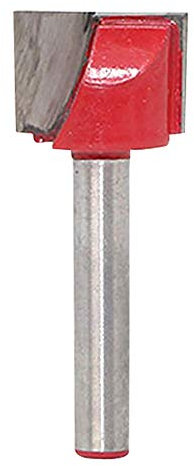 KATUR Punta Del Router Per La Pulizia Del Fondo Per La Piallatura Di Superfici, Punta In Metallo Duro Con Doppio Flauto Con Codolo Da 6 mm, Fresa Per Intaglio Del Legno (Larghezza 16 mm)