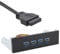 chenyang HUB USB 3.0 4 porte pannello frontale a scheda madre adattatore 20pin con cavo di alimentazione SATA per alloggiamento CD-ROM da 5,25 pollici