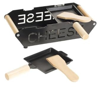 Secret de Gourmet - Appareil à Raclette 2 Personnes Bougie 23cm Noir