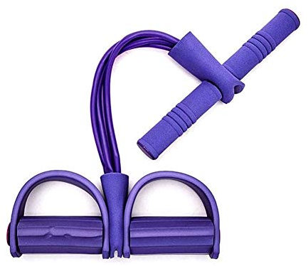 ProLeo Multifunktions Spannseil Fitness Pedal Trainingsseil Zugbänder, 4 Tube Leg Exerciser Pull Rope, Tragbare Home Gym Gerät Für Fitness Abnehmen Training