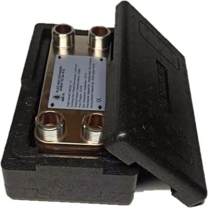 Edelstahl Plattenwärmetauscher Nordic Tec Ba-16-22 mit isolierung 22 platten 100kW 1”
