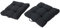 Chicreat Kastenkissen Loungekissen, 2er-Set 60 x 60 cm Dunkelgrau