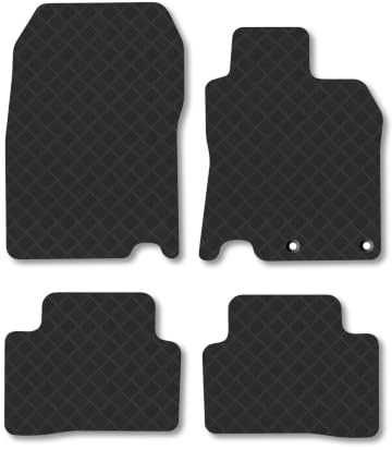 Nissan Qashqai (2014-2021) 3mm Rubber Car Mats | Tailored Fit Durable Floor Mats Full Coverage Protection Waterproof Accessories Easy Clean Anti Slip Made in the UK