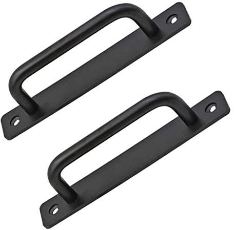 Mount Kumgang 2 Schwarze Griffe für Scheunentore, Können für Schränke, Schiebetüren, Garagentore mit Schrauben Verwendet Werden