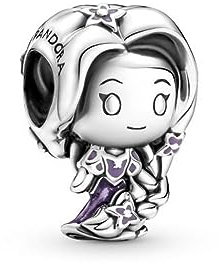 PANDORA Rapunzel Neu verföhnt Charm in Sterling- Silber aus der Disney x Collection