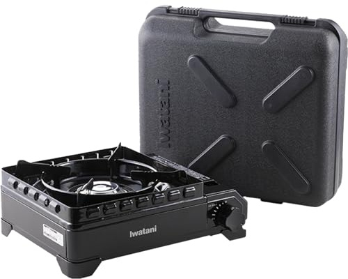 Iwatani CB-ODX-1-BK Kassettenofen, Tough Maru, Schwarz