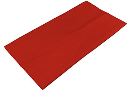 WESTEND CHOICE Extra breite Stirnbänder, 11 cm, einfarbig, dehnbar, Kylie-Stirnband, 2 Stück, Unisex-Bandeau-Stirnbänder für Damen und Herren, weiche Haarbänder, Yoga, Bandana, Stirnband (rot)