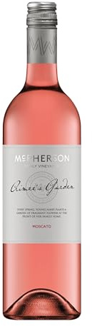 McPherson Wine Co Family Series Aimee’s Garden Moscato Rosé Wine, South Eastern Australia, 75cl Screw Cap 5.5% ABV, Strawberry, Rose Petal & Musk, Chilled Aperitif