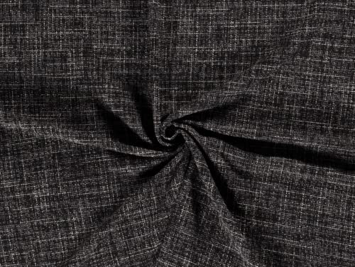 Boucle Tweed-Beschichtung, Schwarz, Meterware