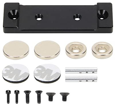 RCAWD Rc Auto Magnete Körperhalterung für 1/24 Axial SCX24 Upgrades Crawlers, Aluminiumkörper-Pfostenteile für AXI90081 AXI0001 AXI0002 AXI0005 AXI0006 (schwarz)