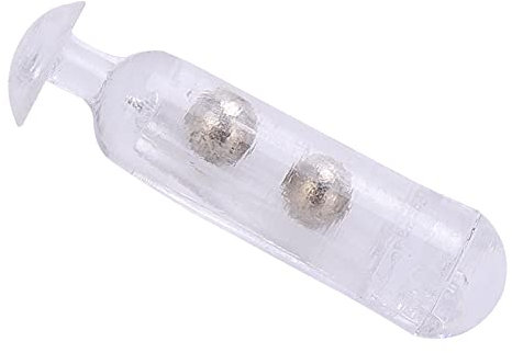 50 Stück 15 Mm Langlebige Rasseln Shake Angelköder Köder Insert Tube Rasseln für Weiche Fische (Weiss)
