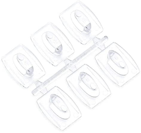 Wand Transparent Abnehmbare Haken Starke Nahtlose Kabelklemme Klebehaken Rack Aufhänger Handtuch 20/6PCS Badezimmer Schlüssel