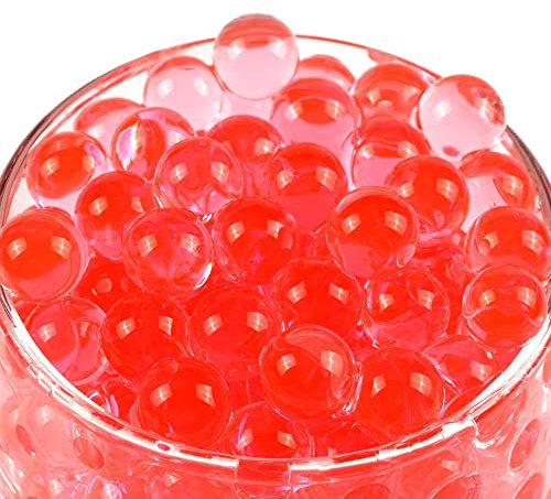 Wasserperlen 10000 Stücke Wasserperlen für Pflanzen, Gelperlen für Blumen und Pflanzen, Wiederverwendbare Water Beads für Heimwerker,Dekoration,Pflanzenfüller, Rosa