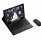 CLALOC Etui Clavier pour Samsung Galaxy Tab A7 T500/T505 10.4Inch avec Souris, Smart Soft Case Detachable with Bluetooth Touch Keyboard Cover with Pencil Holder,Noir