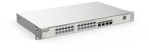 REYEE 24-Port Gigabit L2+ Managed Switch, 24 Gigabit RJ45 Ports, 4 SFP Ports, 19-Zoll-Rack-mountable Marke