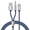 AXFEE Aux Kabel i-Phone Auto, 2 in 1 Audio-Ladekabel für i-Pad, Aux Kabel auf Auto 3,5mm, Audiokabel Ladekabel Kompatibel mit i-Phone 14 13 12 11 Pro Max XS XR X 8 7, Lautsprecher, Alle USB Gerät