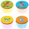 Kardasis Jurassic World Cupcake Topper Muffin Décoration | Topper comestible pour gâteaux Et Cupcake | Décoration de gâteau pour l'anniversaire thème Jurassic World | 5,3cm + 12 pièces