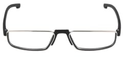Rodenstock Brille mit Sehstärke für Herren optional mit Sonnenbrillentönung oder Blaulichtfilter, HalbesAuge, gefertigt aus Monel (inklusive Brillenetui)