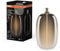 OSRAM Vintage 1906 Big Elipse Oval ist eine dimmbare LED-Lampe mit Filament in Ellipsenform. Sie bietet 4.8 W für 100 lm, E27 Fassung, Smoke Design, 145 mm Durchmesser, Farbwiedergabe CRI 80, 1800 K.