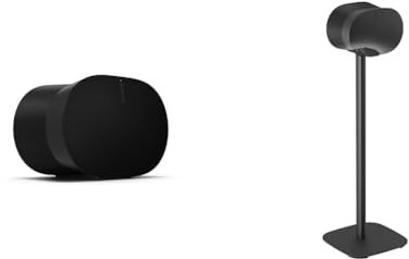 Sonos Era 300. Spüren Sie den Klang rundum & Vogel's SFS 4133 Lautsprecher Ständer ERA300, Cable Inlay System, Höhe: 82 cm, Max. 5 kg, Schwarz, 1 Standfuß