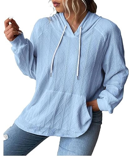 Cocila Pullover Damen Black of Friday Hoodie Damen Weiss Warm Oversize Pullover Damen Mit Kapuze Warme Sweatpullover Damen Pullover Teenager Maedchen Cute Mein Konto Anzeigen Sale